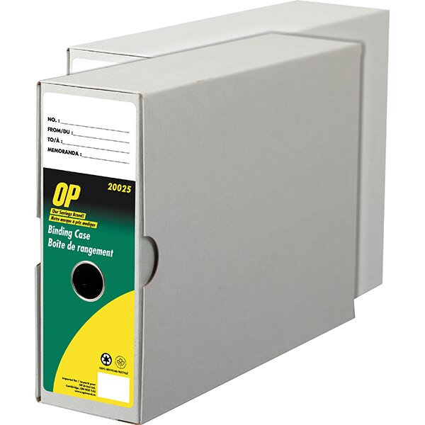 Basics Recycled Binding Cases, Letter, 6/pkg